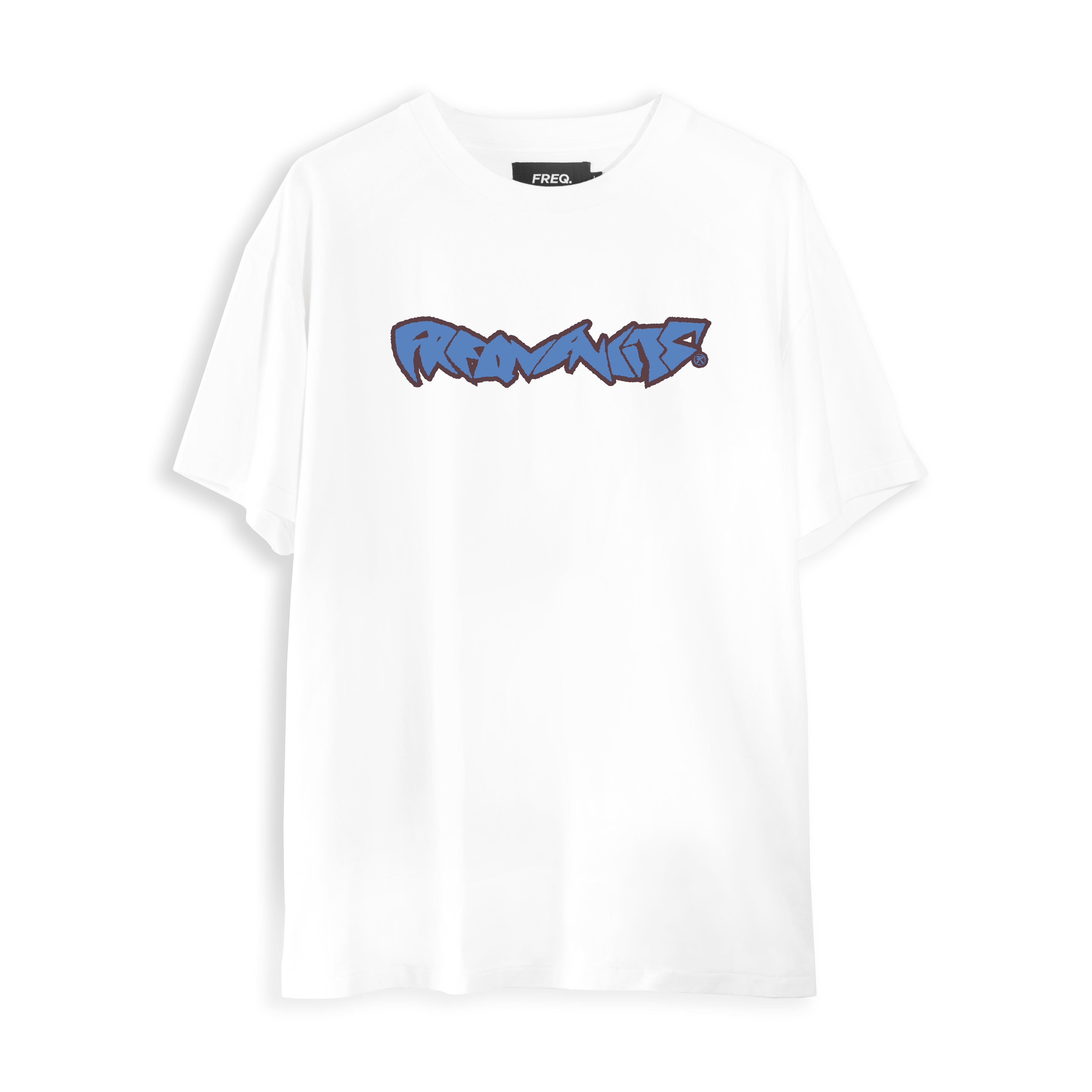 FRACTURE TEE - WHITE / BLUE