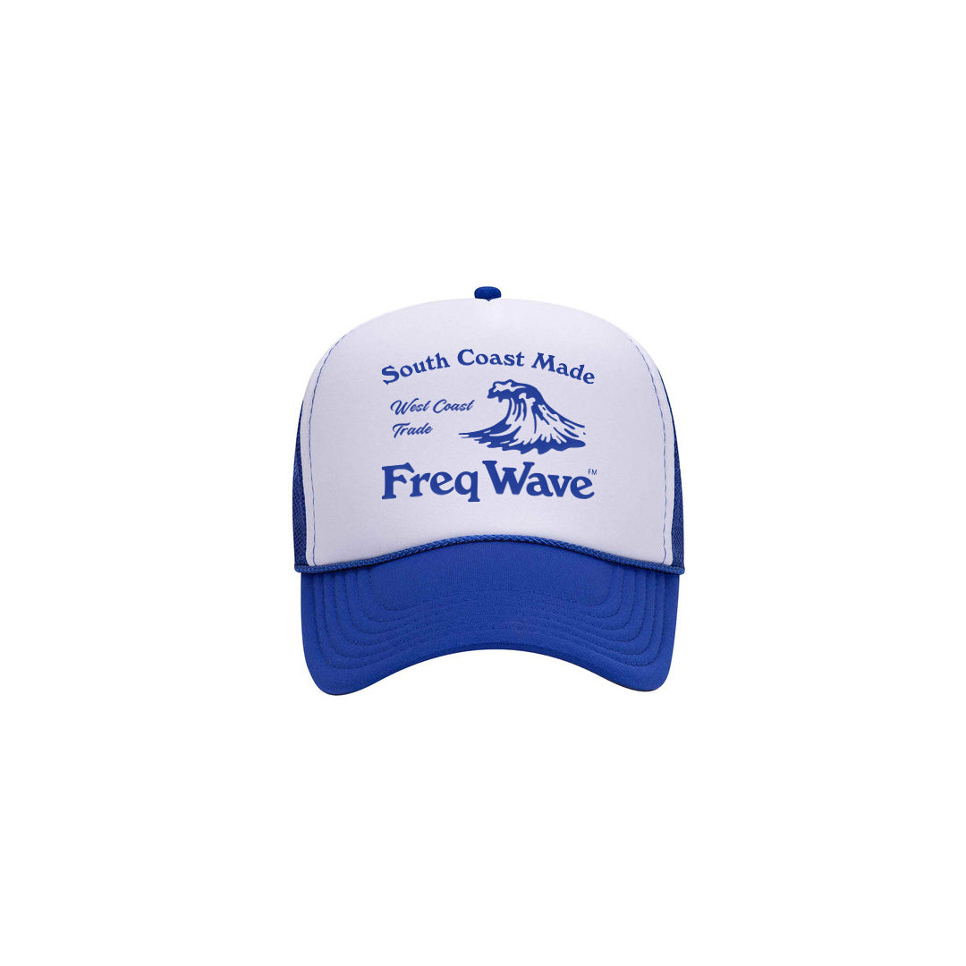 FREQ WAVE TRUCKER - WHITE / ROYAL BLUE
