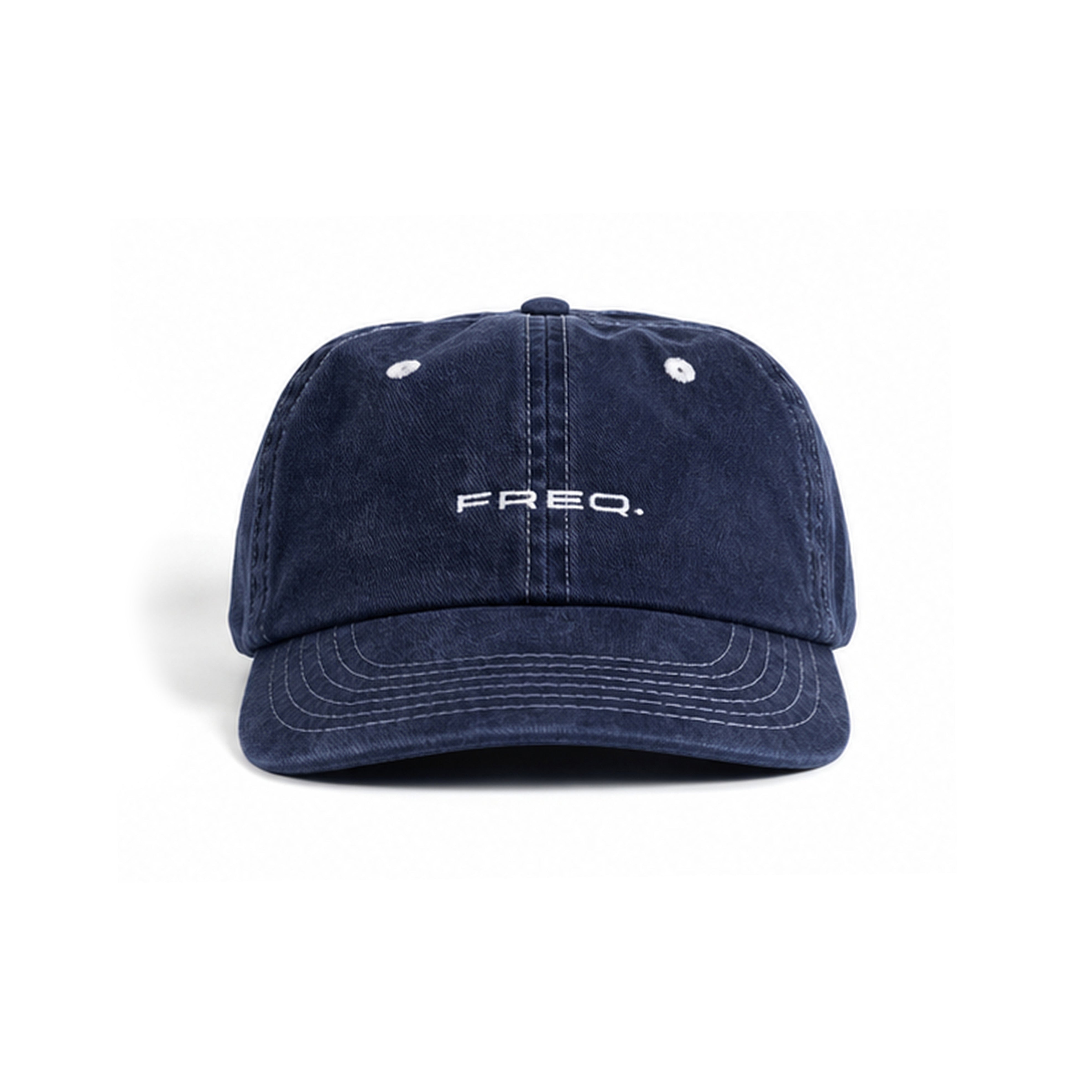 CONTRAST STITCH CAP - NAVY
