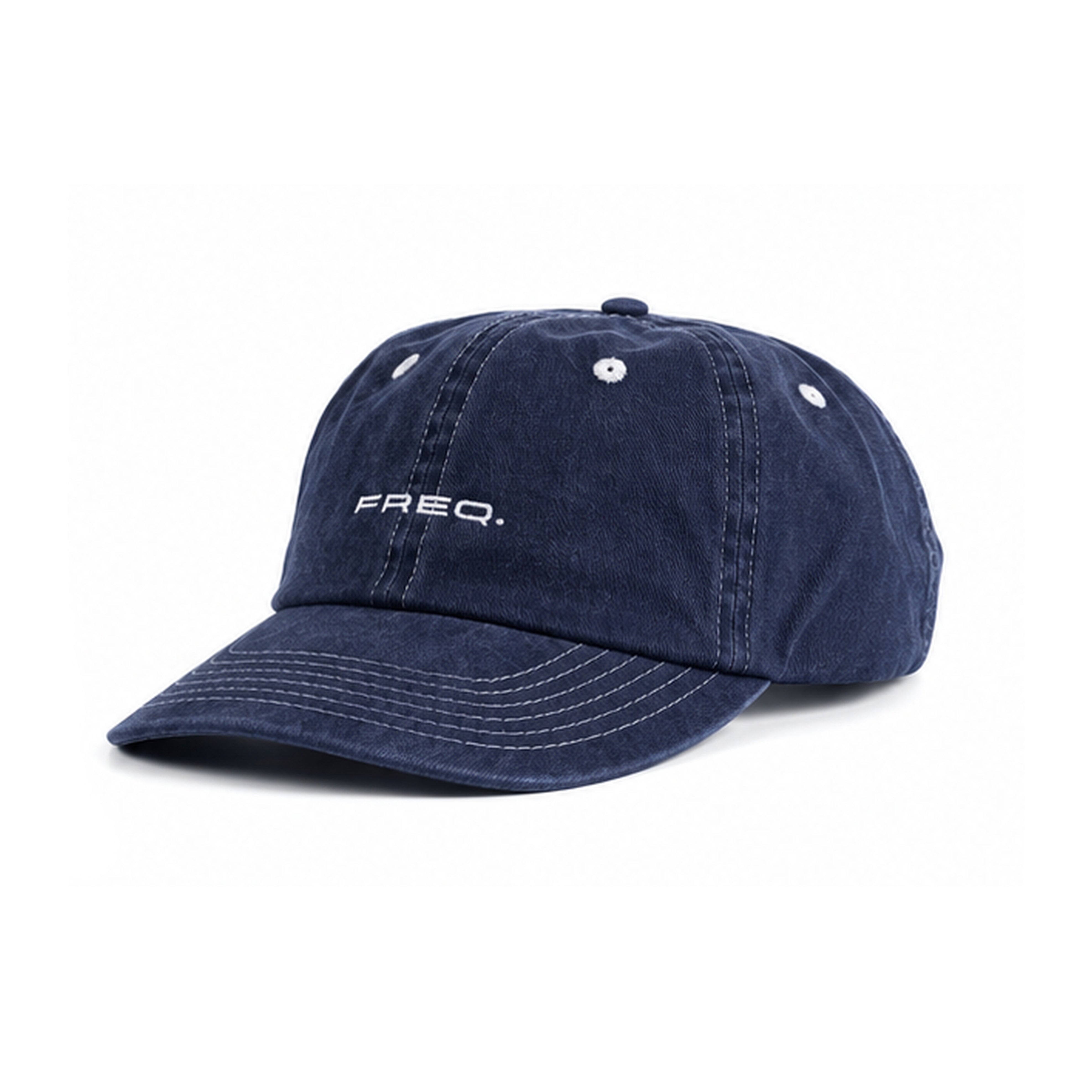 CONTRAST STITCH CAP - NAVY