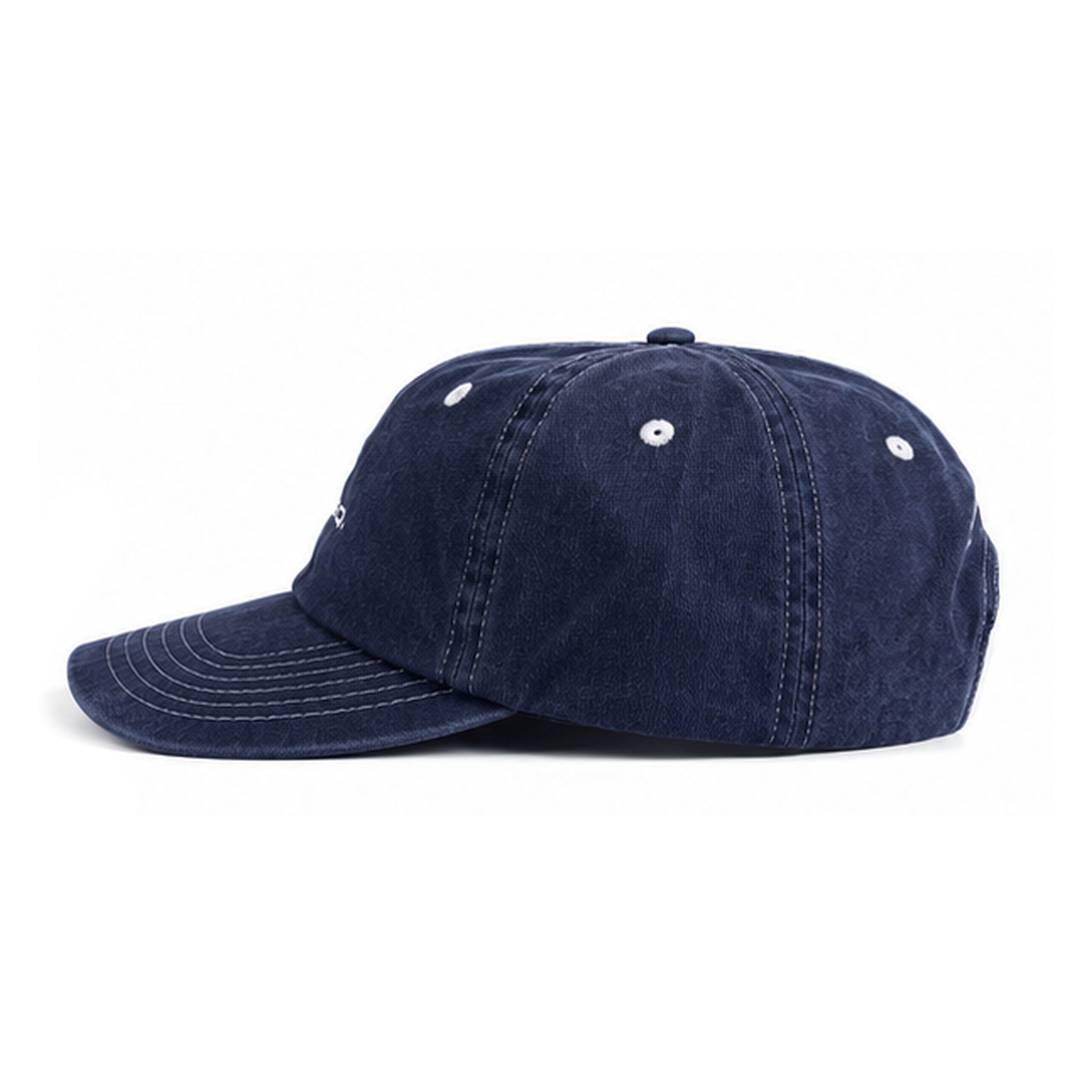 CONTRAST STITCH CAP - NAVY