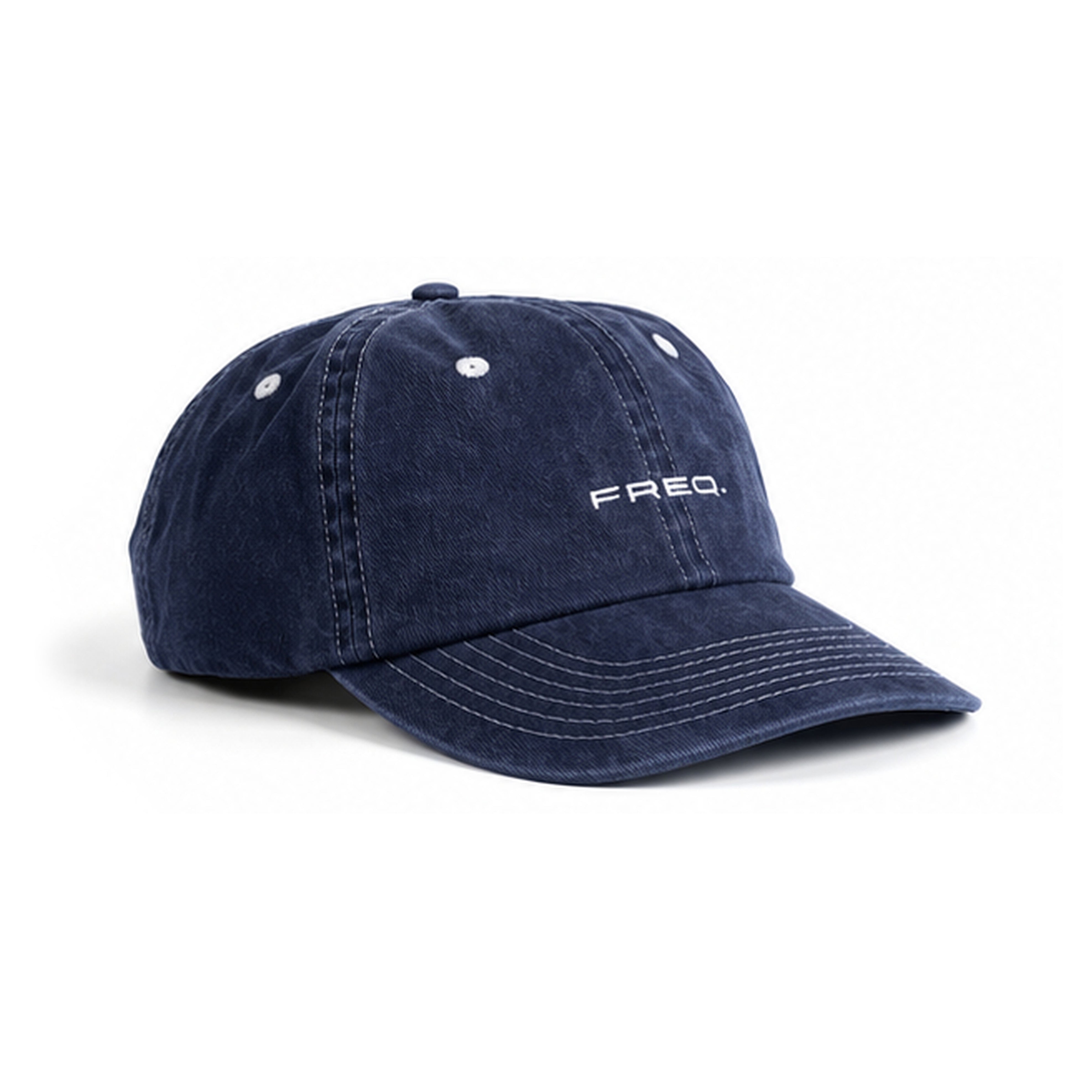 CONTRAST STITCH CAP - NAVY