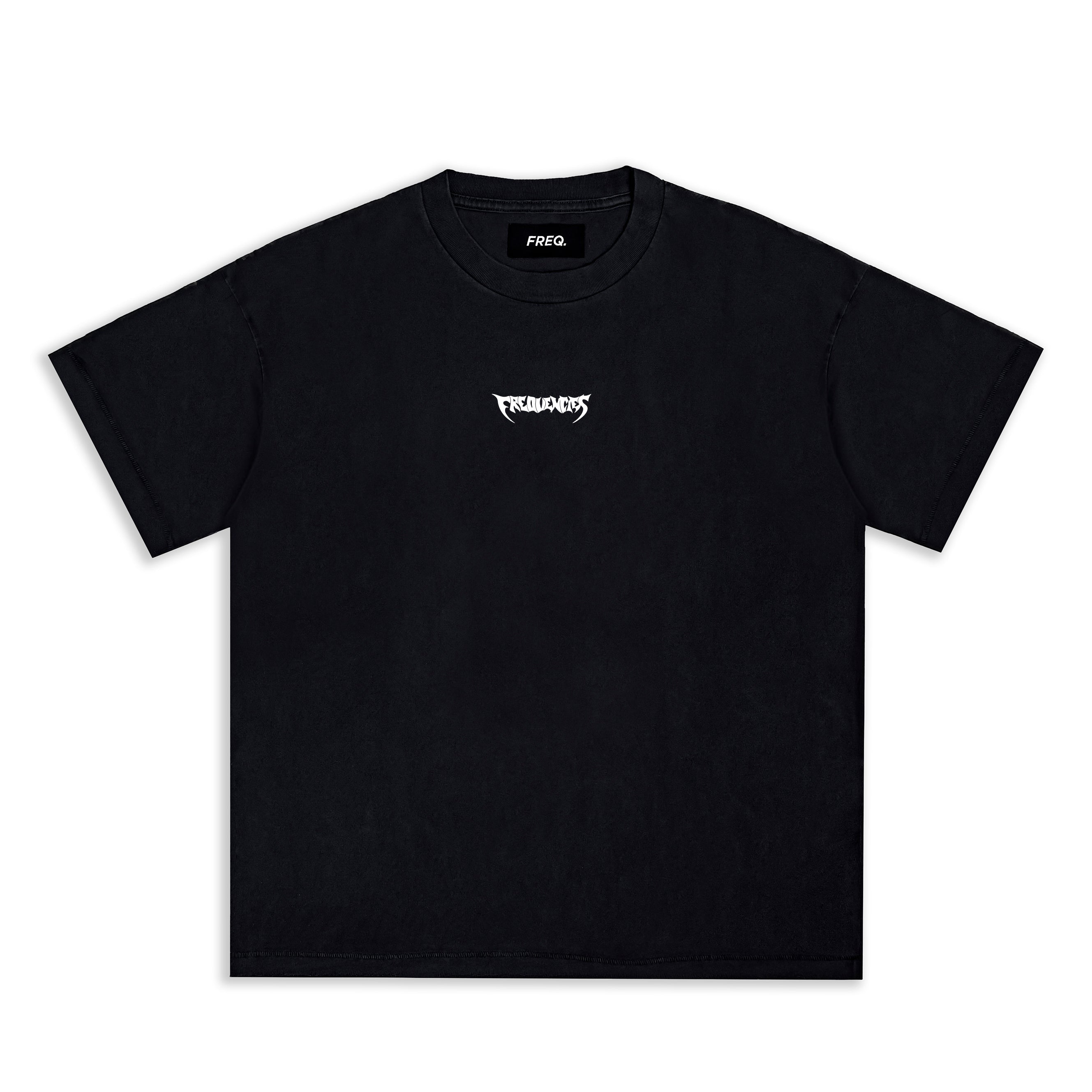 MINI CHROME TEE - BLACK