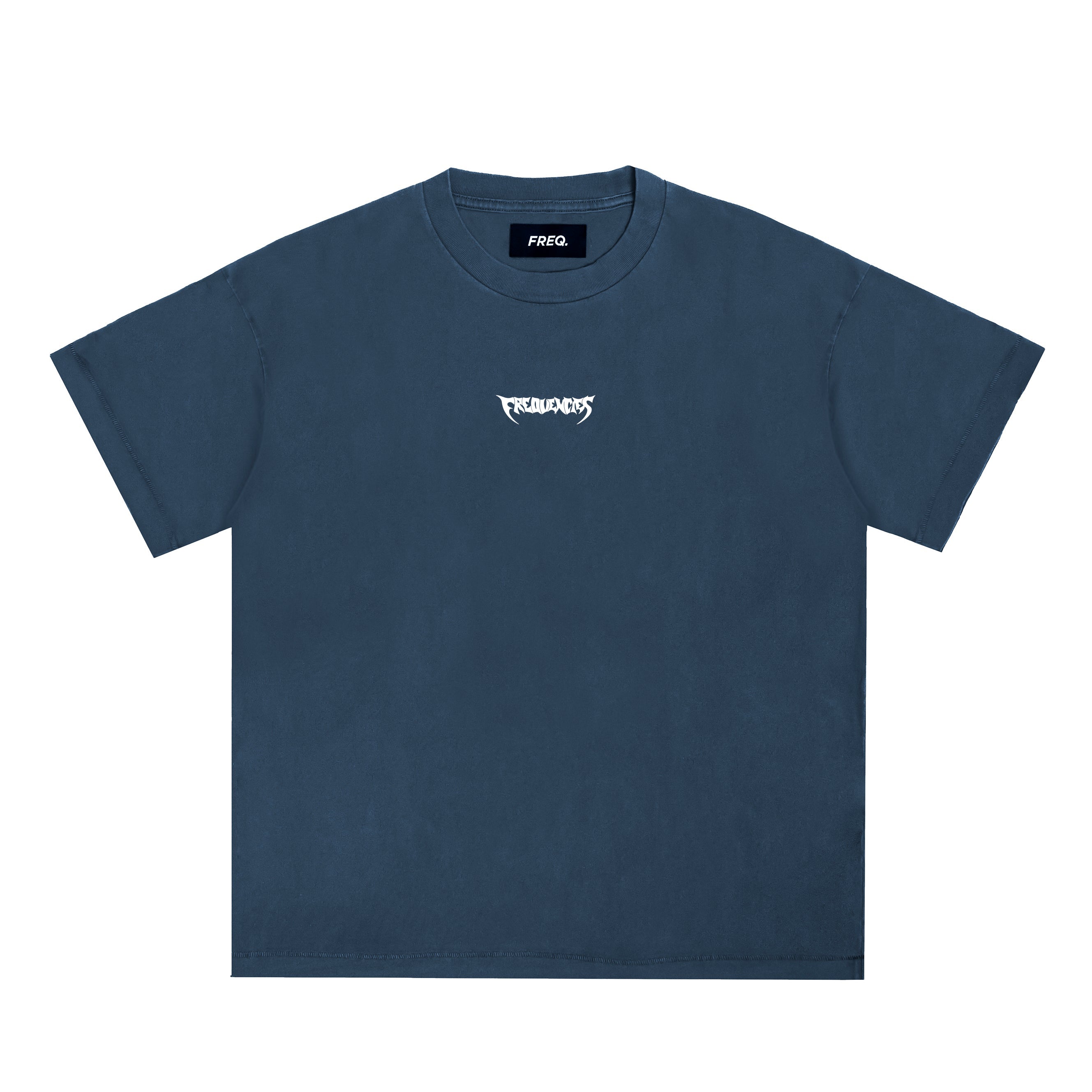 MINI CHROME TEE - NAVY