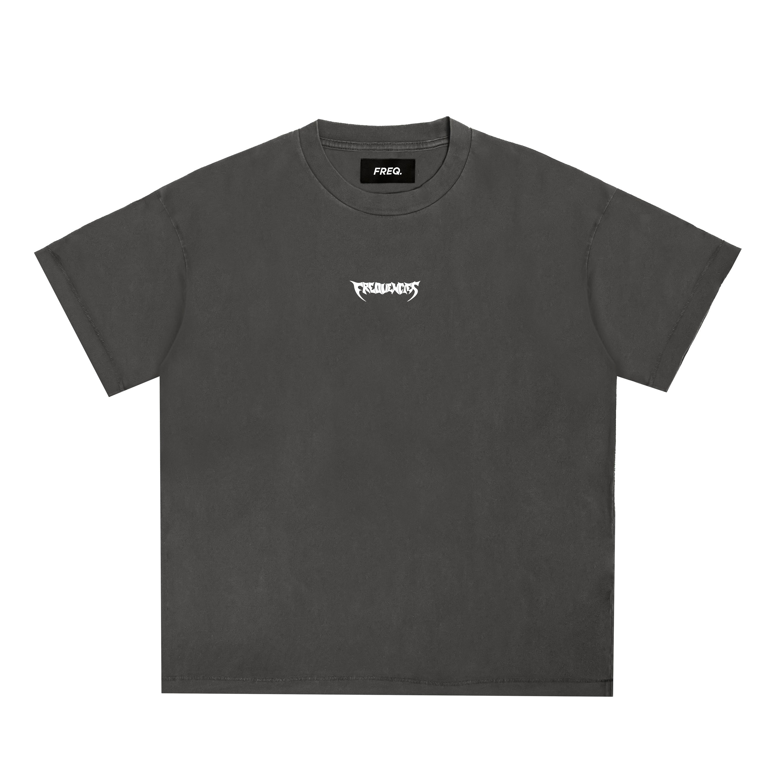 MINI CHROME TEE - STATIC BLACK