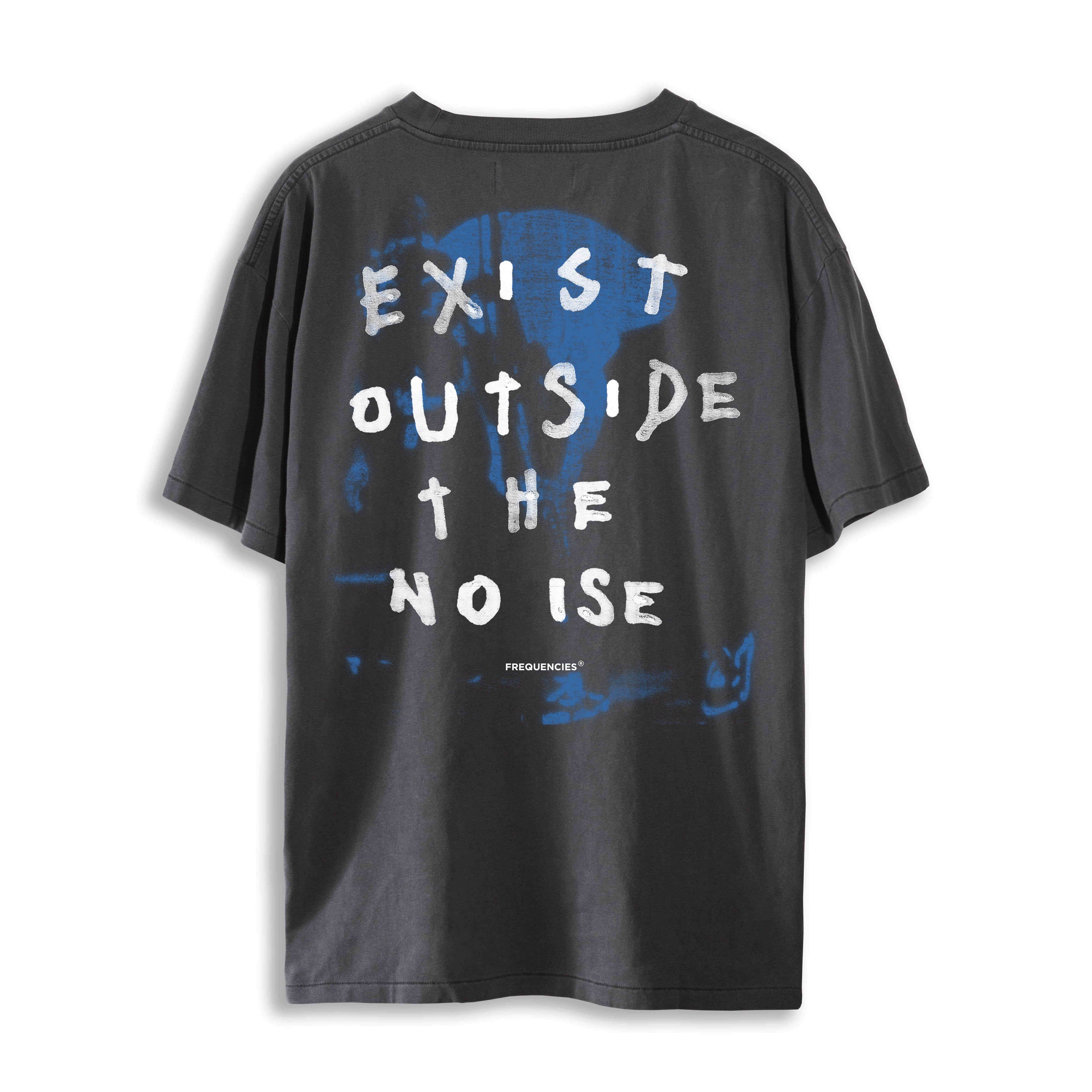 EXIST 'POCKET' STEREO TEE - STATIC BLACK