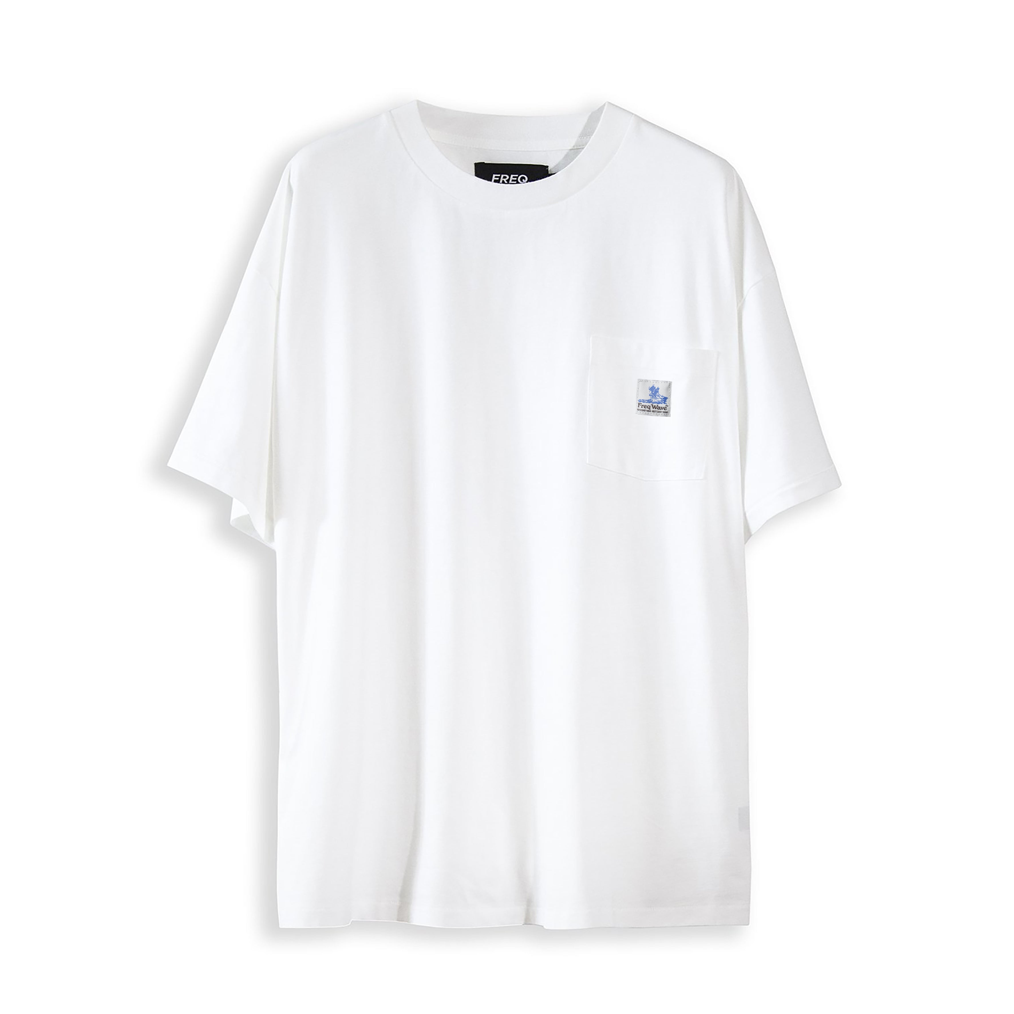 FREQ WAVE POCKET TEE - WHITE NOISE